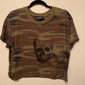 Vici Skull Crop Top